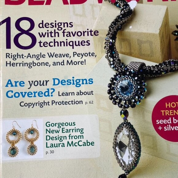 Beadwork Magazine Jewelry Crafting Book u Oct Nov 2010 Vol 13 No 6 - Picture 2 of 7